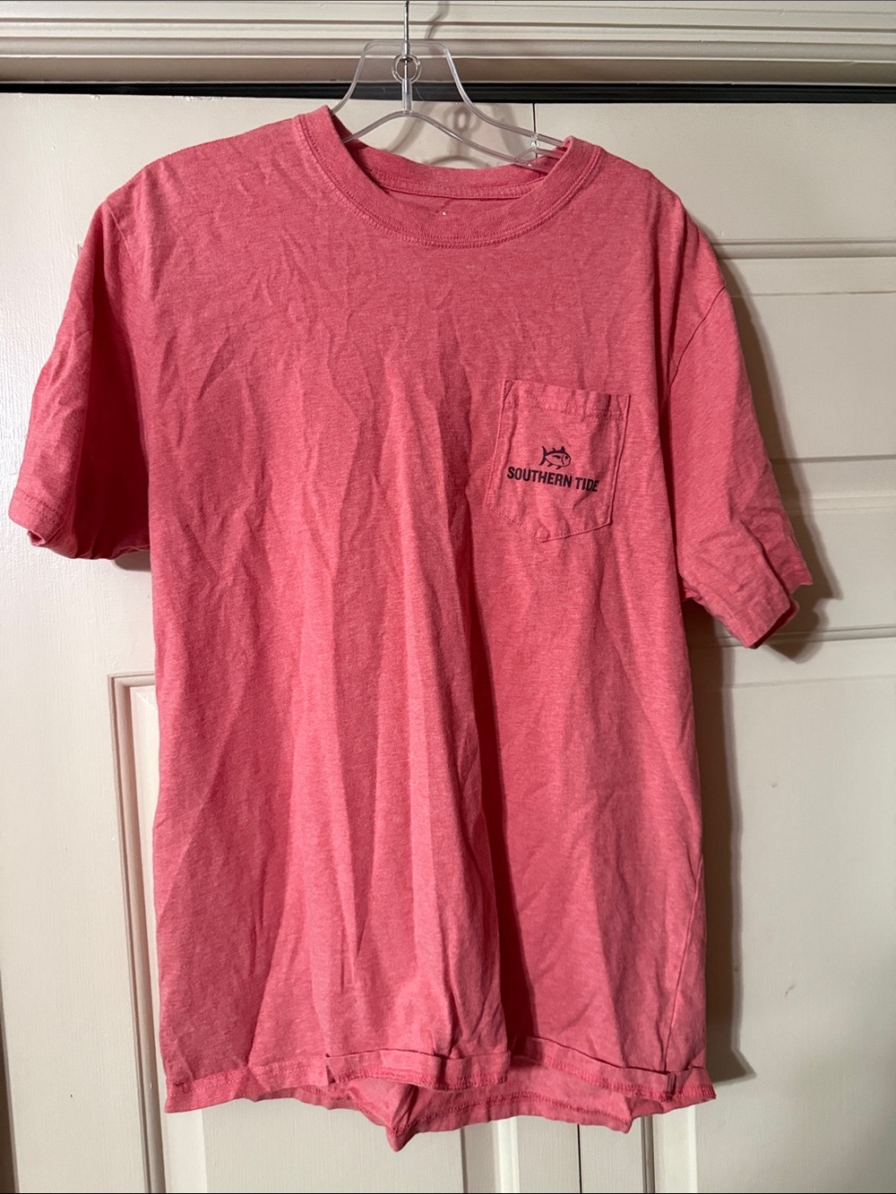 Southern Tide Coral Pocket Tee - Short Sleeve